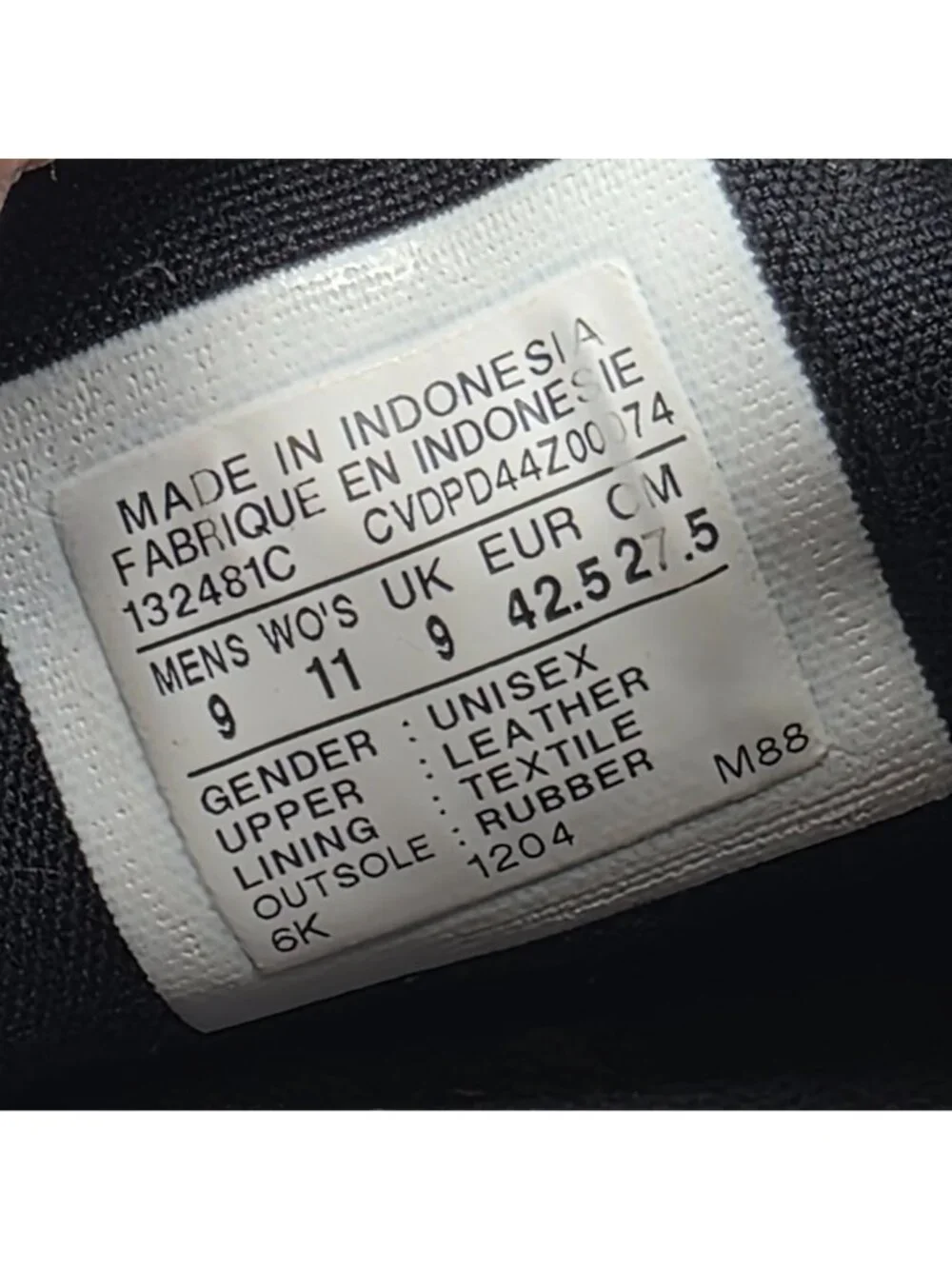 Converse All Star Mens Low Top Sneakers Mens 9 Black Leather Casual Shoes - Picture 5 of 14